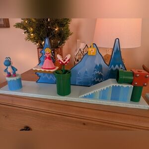 Licensed Nintendo Mario Super Mario Themed Figurine Set